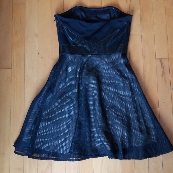 Bebe new with tags Black strapless dress SZ 2 - Picture 8 of 8